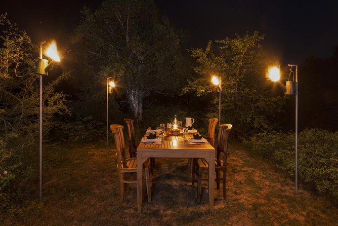 All Inclusive Leopard Nest Treehouse Safari in Yala - Night at the camp: what the evening feels like