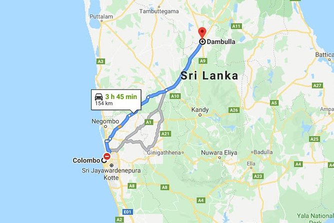 Colombo City to Dambulla City Private Transfer - The English-speaking chauffeur experience (including a real name)