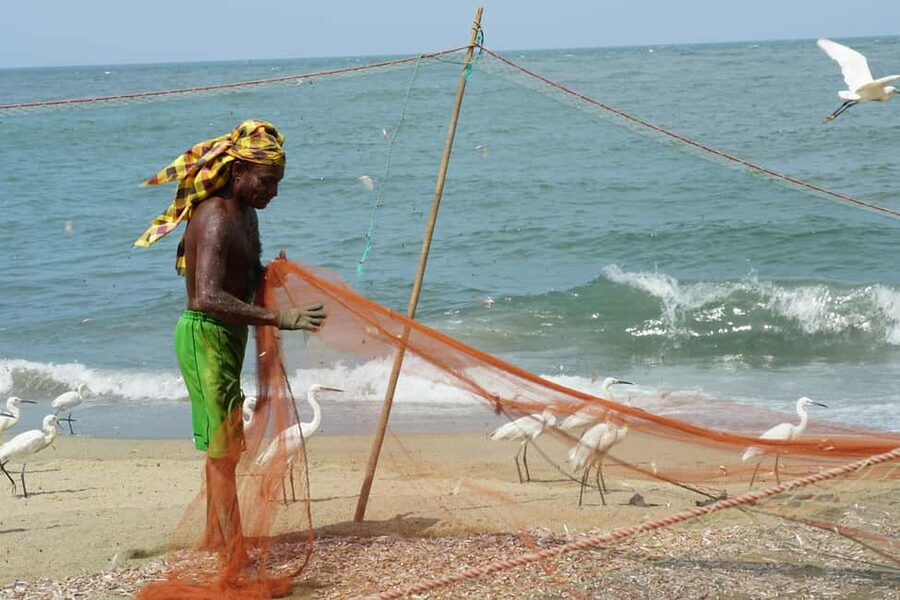 Negombo Private Tour: Market, Temples & Canal - St. Sebastian’s Church on Sea Street: a calm first landing