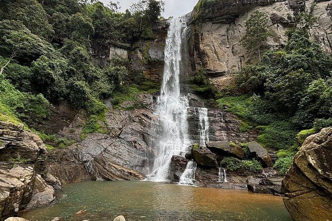 Private Multi Day Sri Lanka Tour with Chauffeur - Day 4 tea country near Ella: Nine Arches Bridge, Mini Adams Peak, Rawana Falls, and Glenloch tea