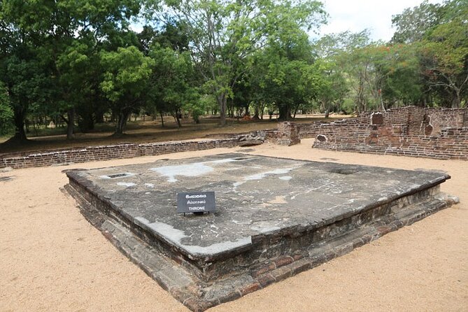 Three Ancient Kingdoms Tour | from Colombo - Panduwasnuwara: a 12-hectare ancient city with Panda Wewa